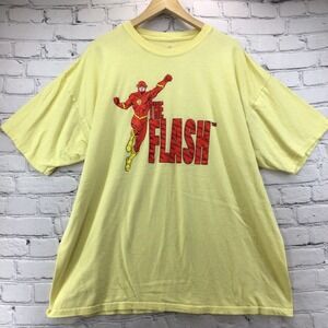The Flash Yellow T-Shirt Mens Sz 2XL